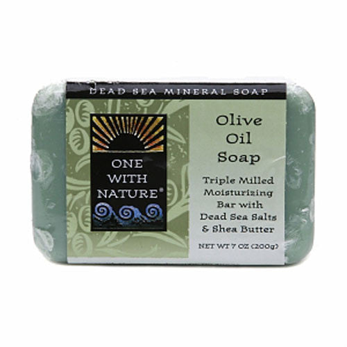 One With Nature Dead Sea Mineral Olive Oil Bar Soap - 7 Oz